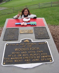 At the site of Woodstock