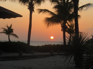 Sunset in the Turks & Caicos