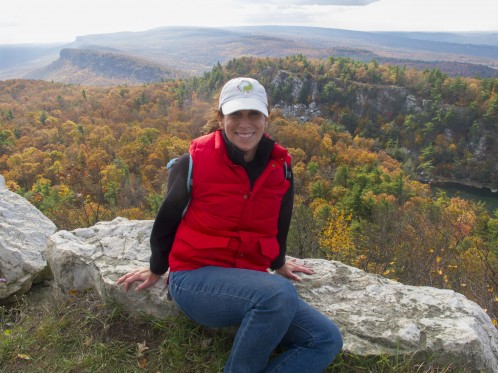 Sheryl Checkman makes it to the top of Mohonk Mountain